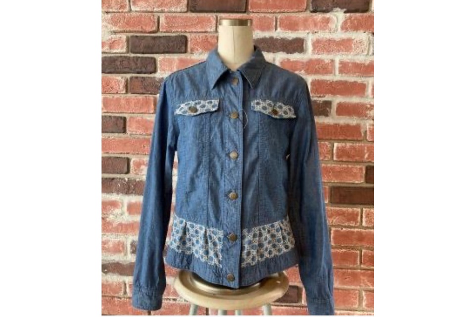 レディース 切替Gジャンの画像