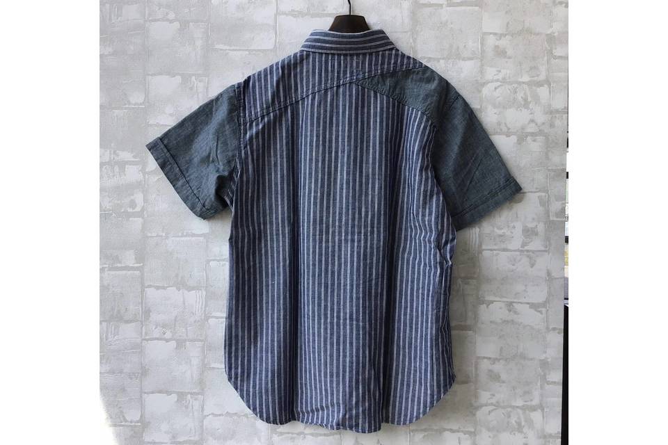 メンズ 切替半袖シャツの商品画像01